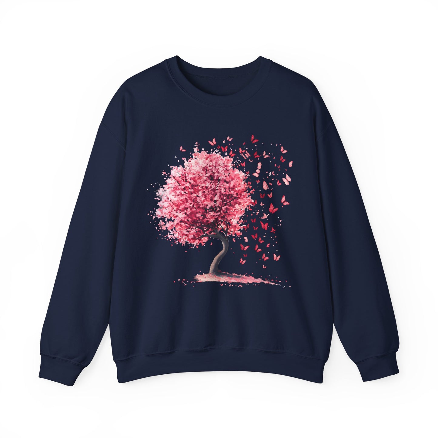 Sakura Tree Butterfly Sweatshirt