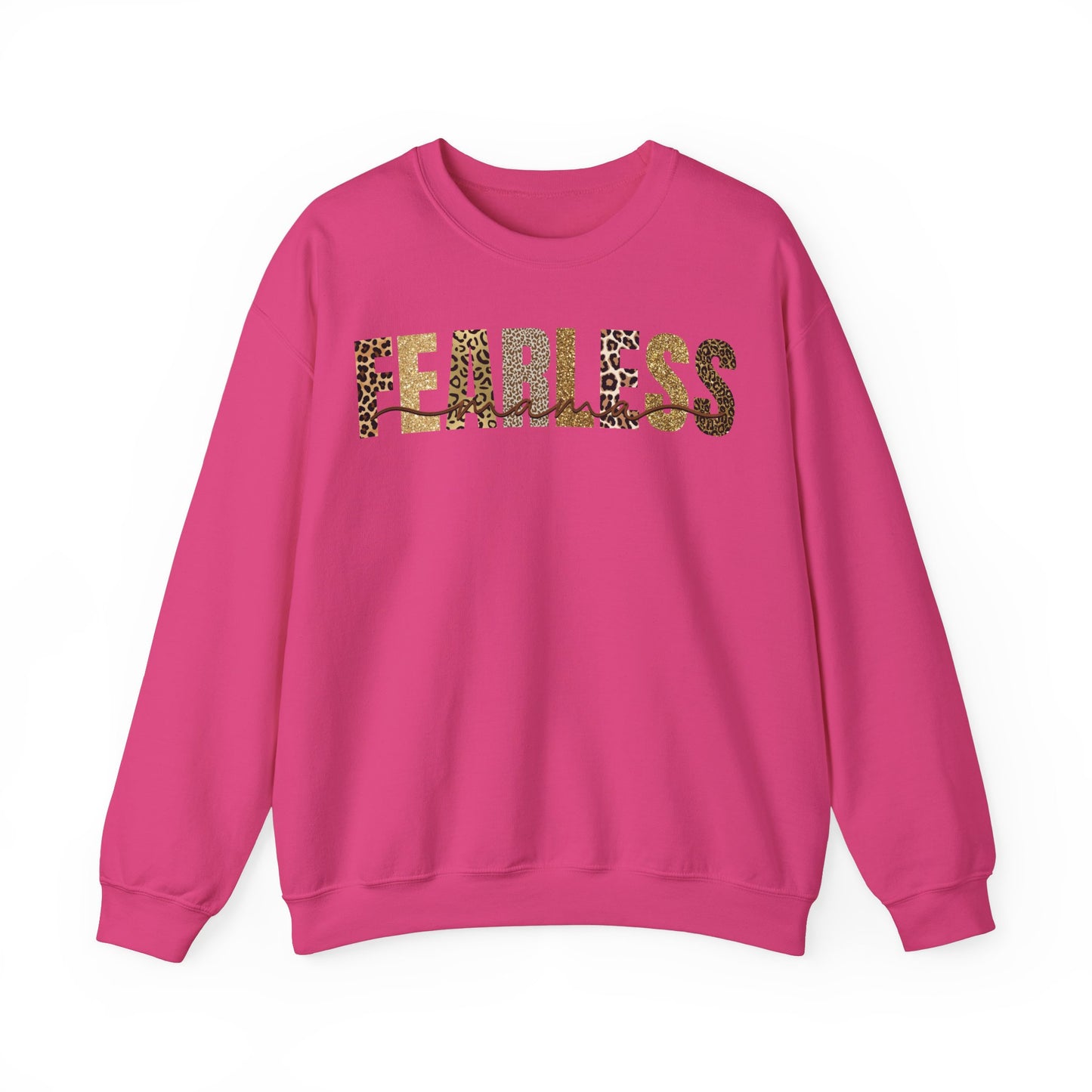 Fearless Mama Leopard Pattern Sweatshirt