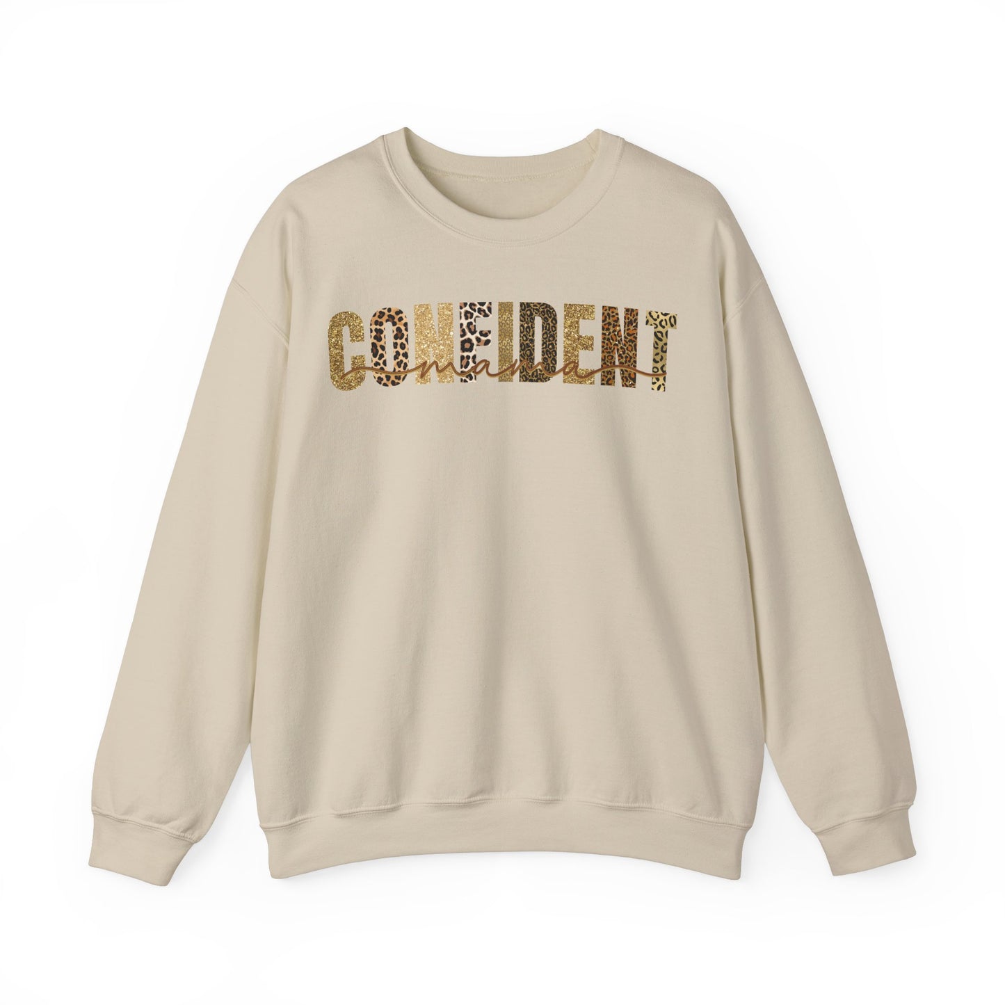 Confident Mama Leopard Pattern Sweatshirt