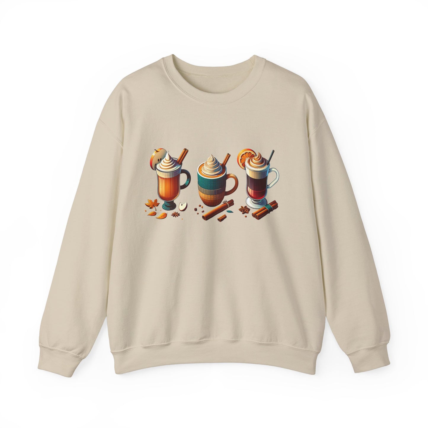 Fall Themed Drinks Graphic Sweatshirt