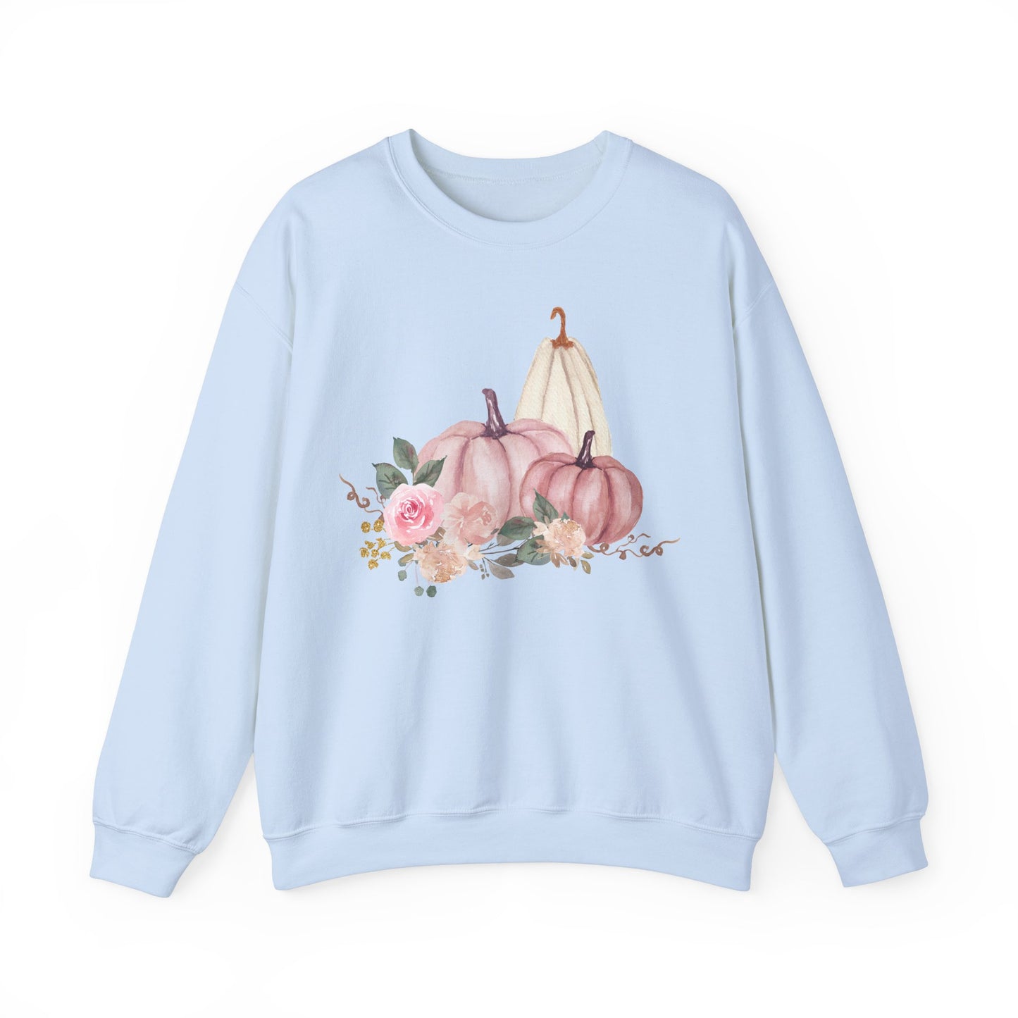 Floral Pumpkin Sweatshirt