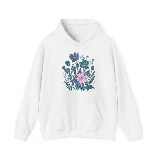Wildflowers Retro Hoodie