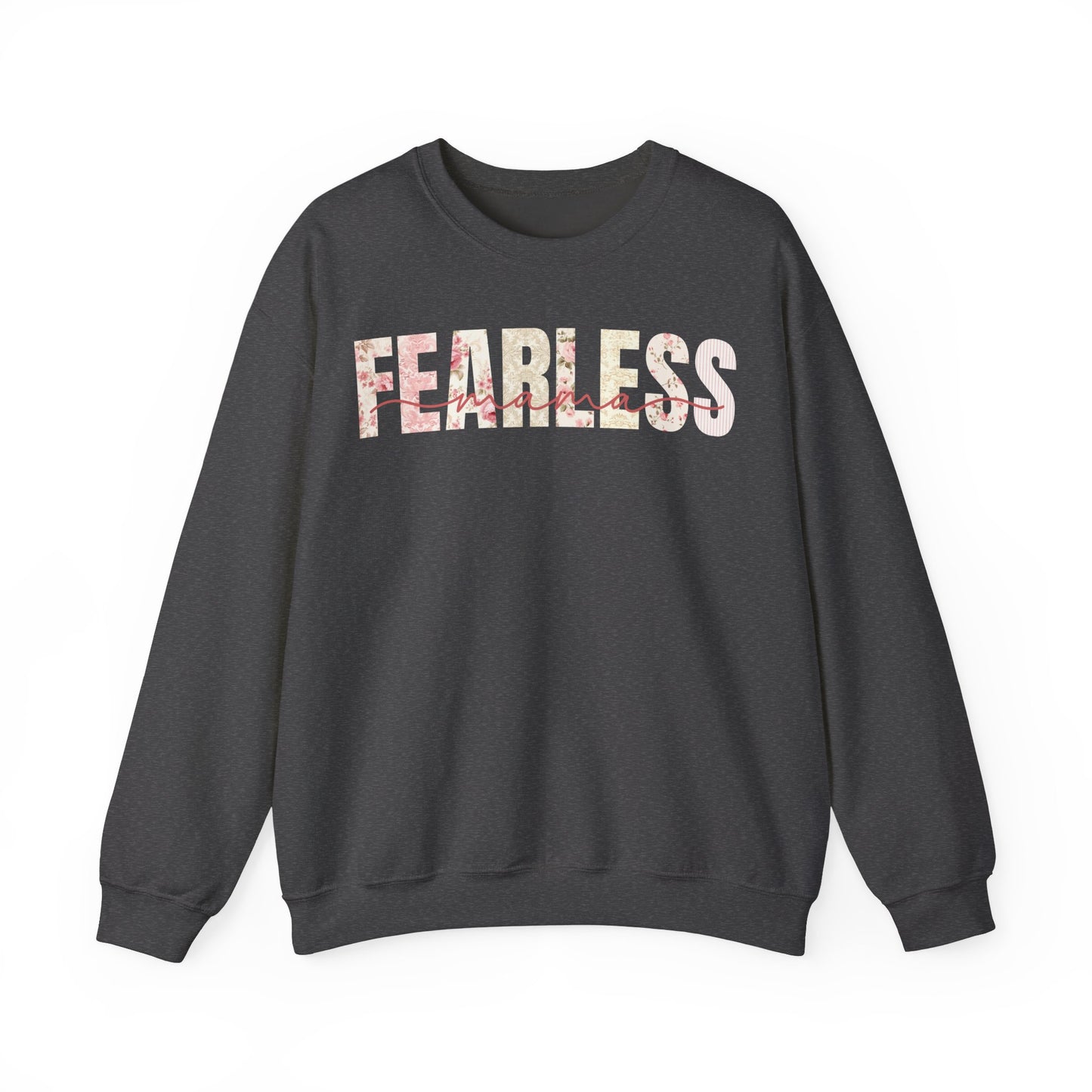 Fearless Mama Pink Floral Patterns Sweatshirt