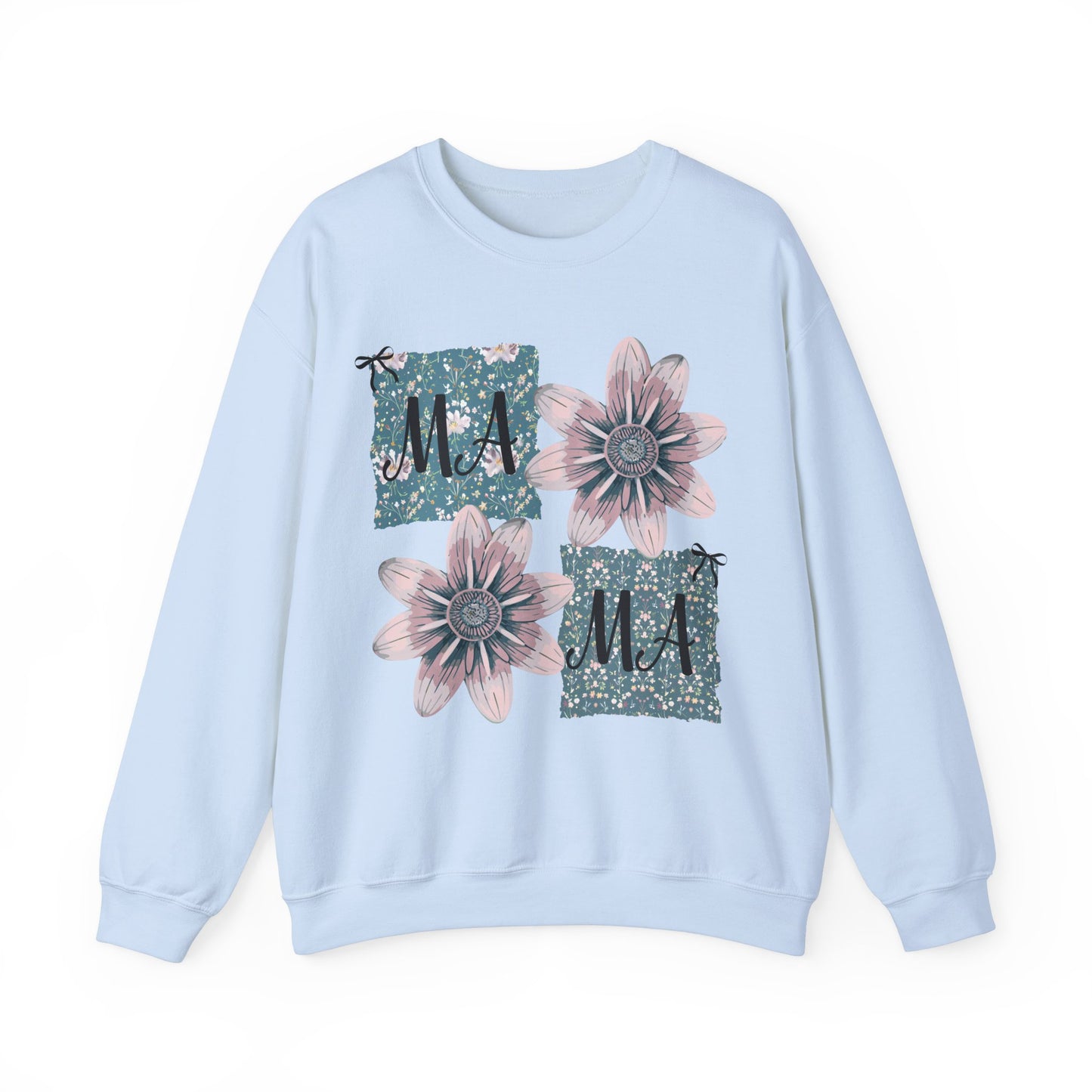 Floral Mama Coquette Bow Sweatshirt