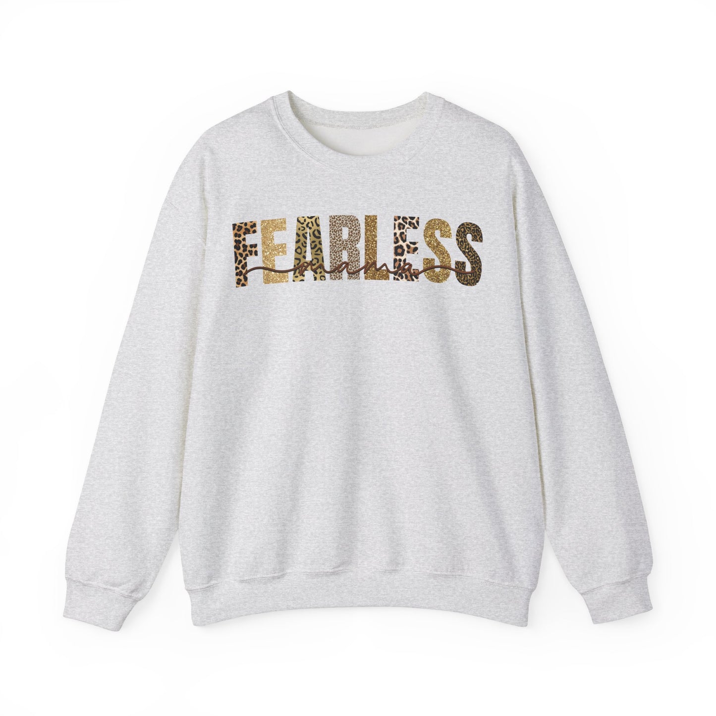 Fearless Mama Leopard Pattern Sweatshirt