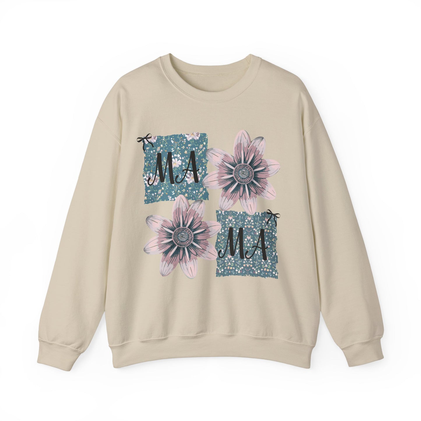 Floral Mama Coquette Bow Sweatshirt