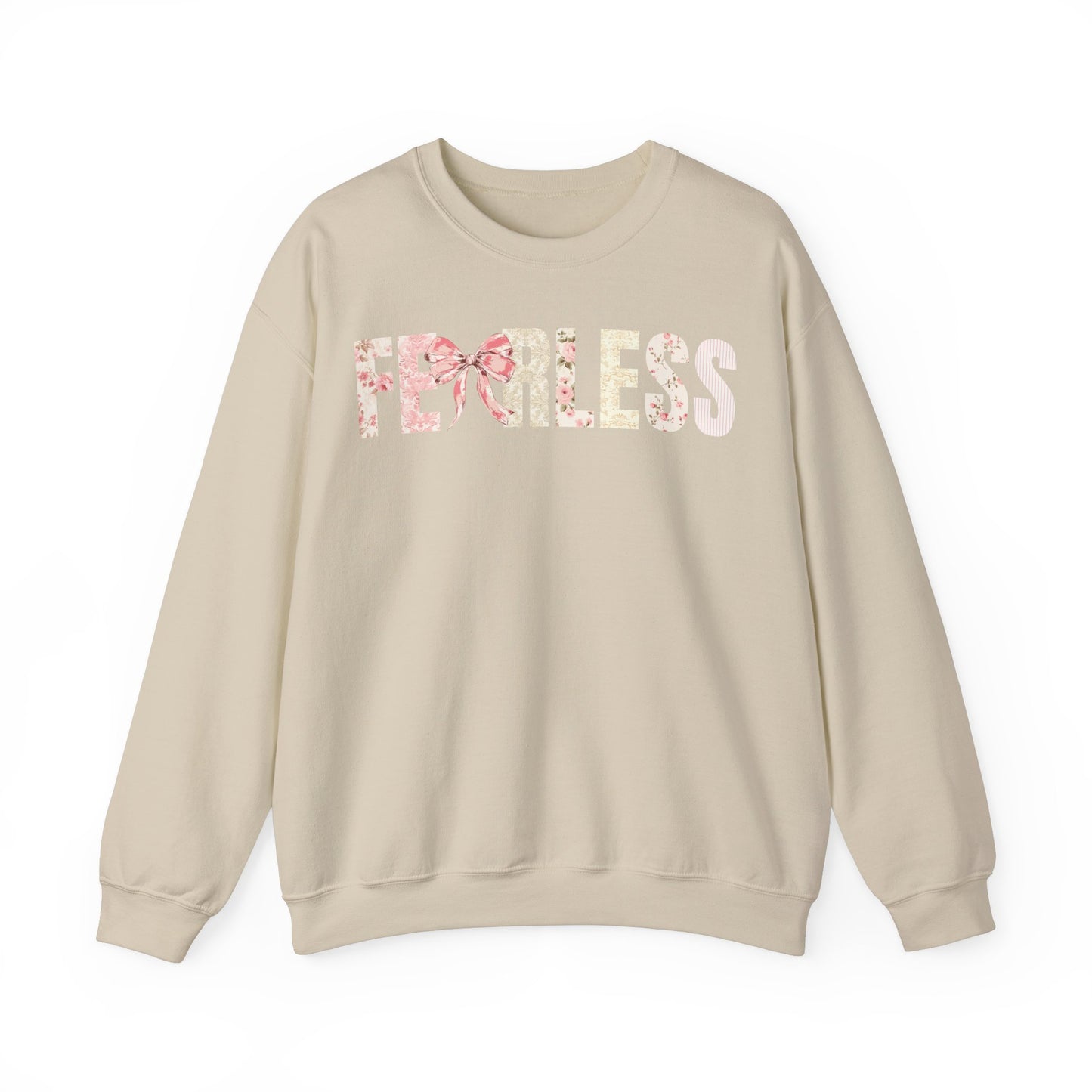 Fearless Pink Floral Coquette Bow Sweatshirt