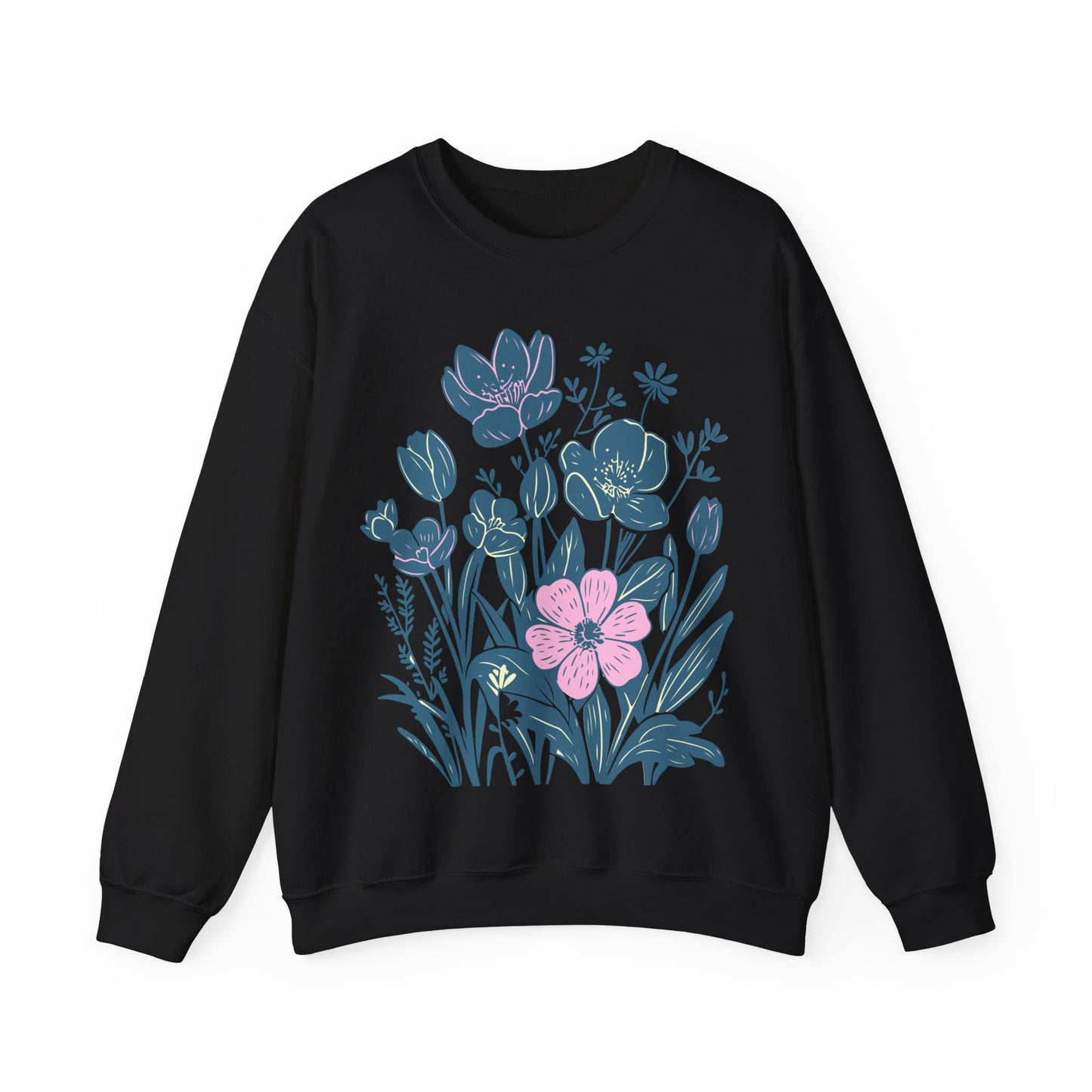 Wildflowers Retro Sweatshirt