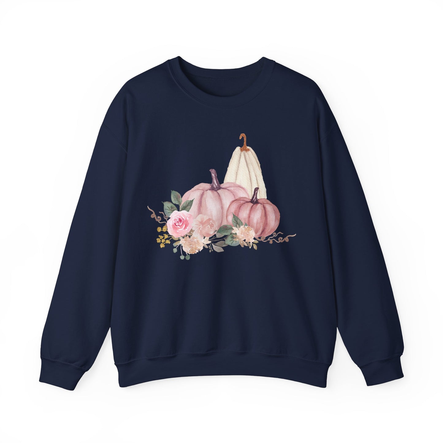 Floral Pumpkin Sweatshirt