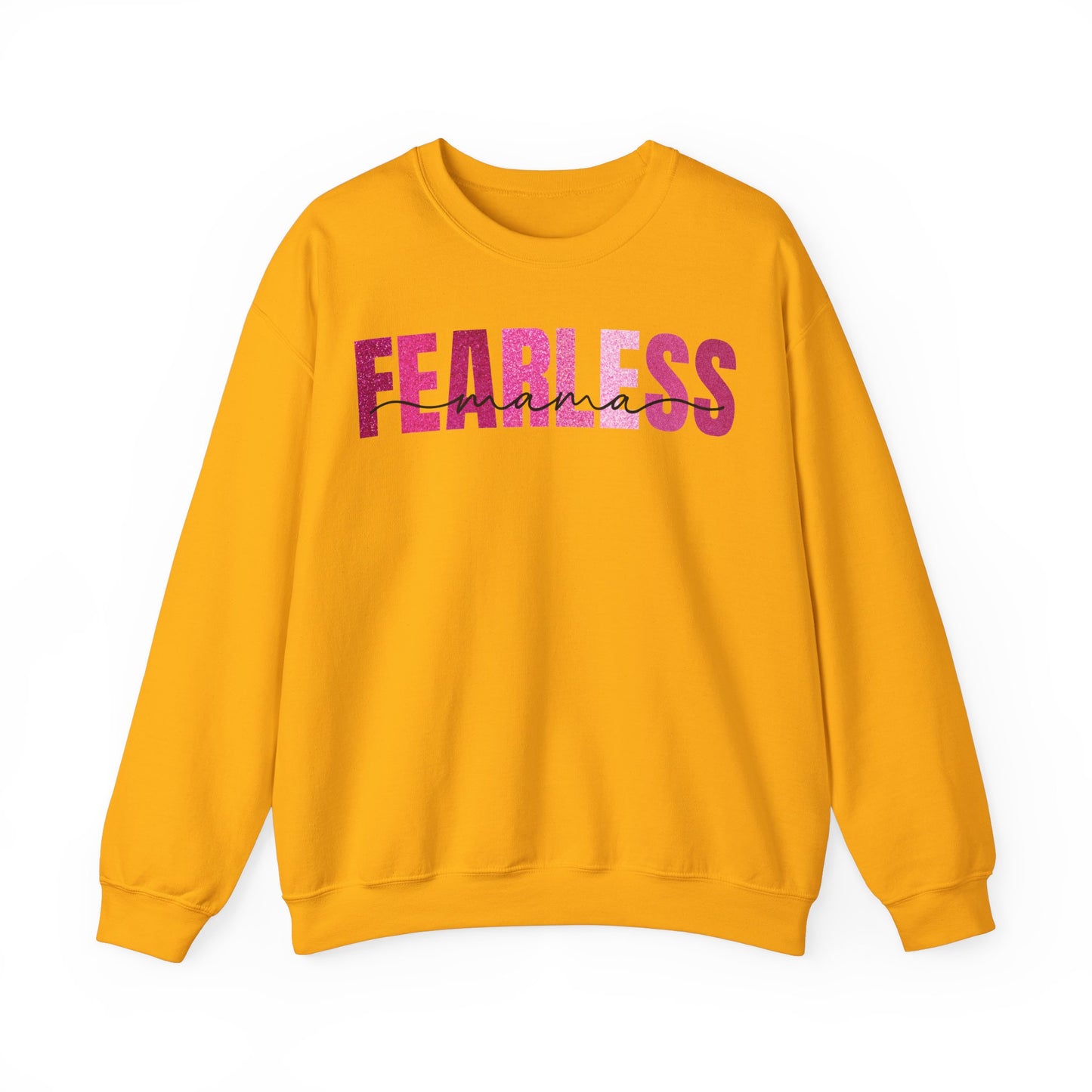 Fearless Mama Glitter Pink Patterns Sweatshirt