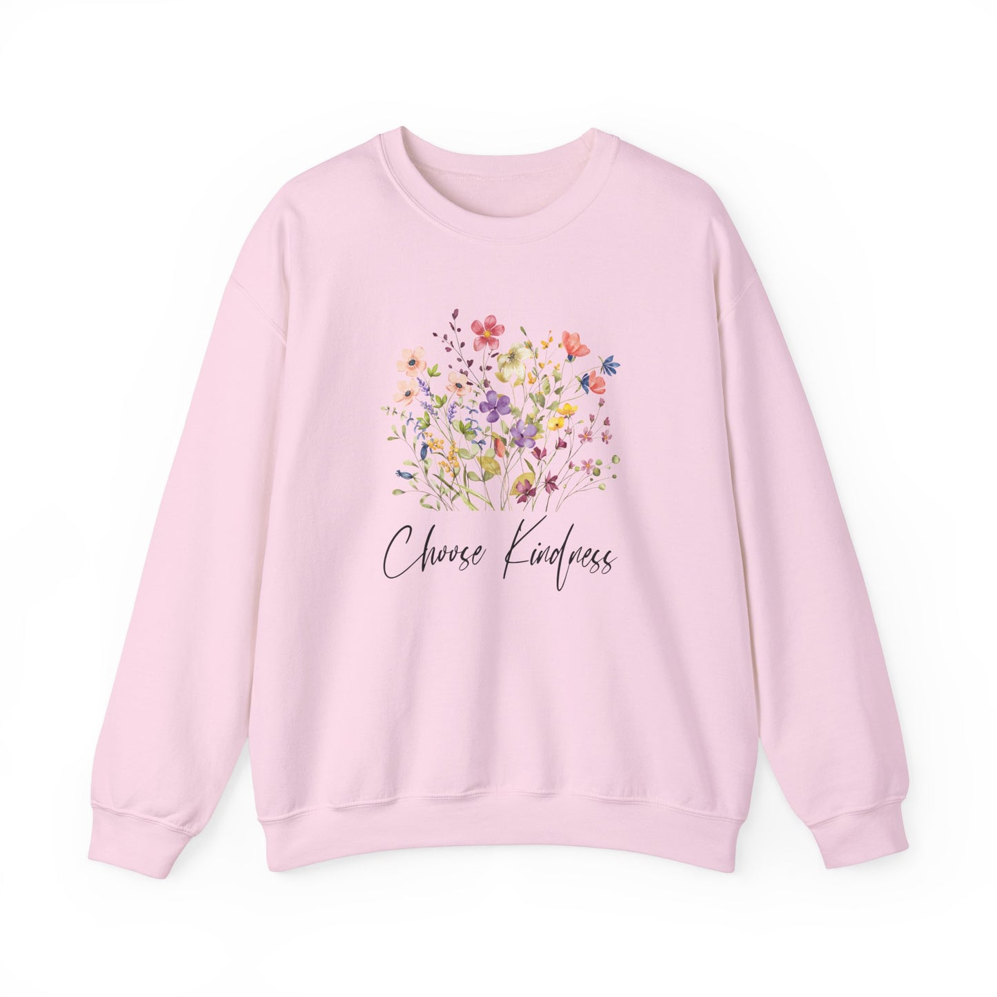 Choose Kindness Wildflowers Graphic Sweatshirt