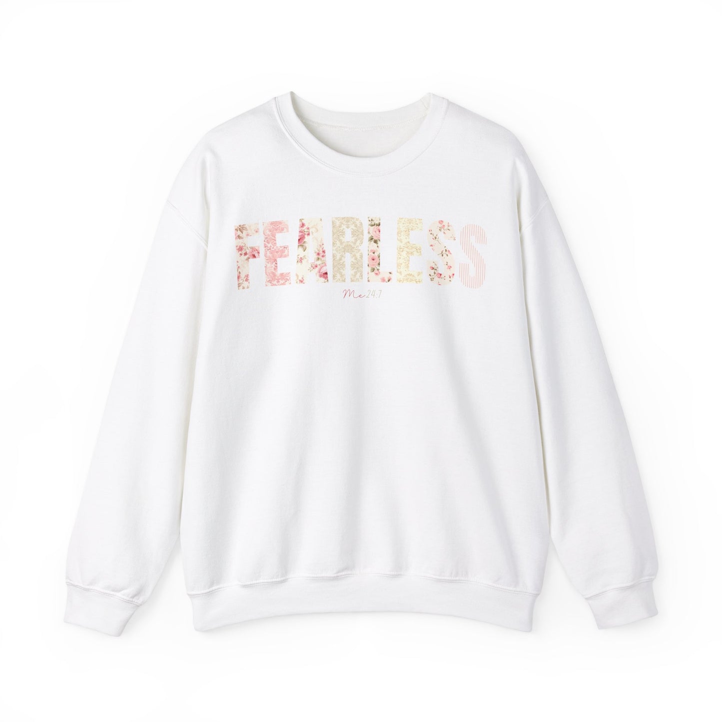 Fearless Me 24:7 Pink Floral Patterns Sweatshirt