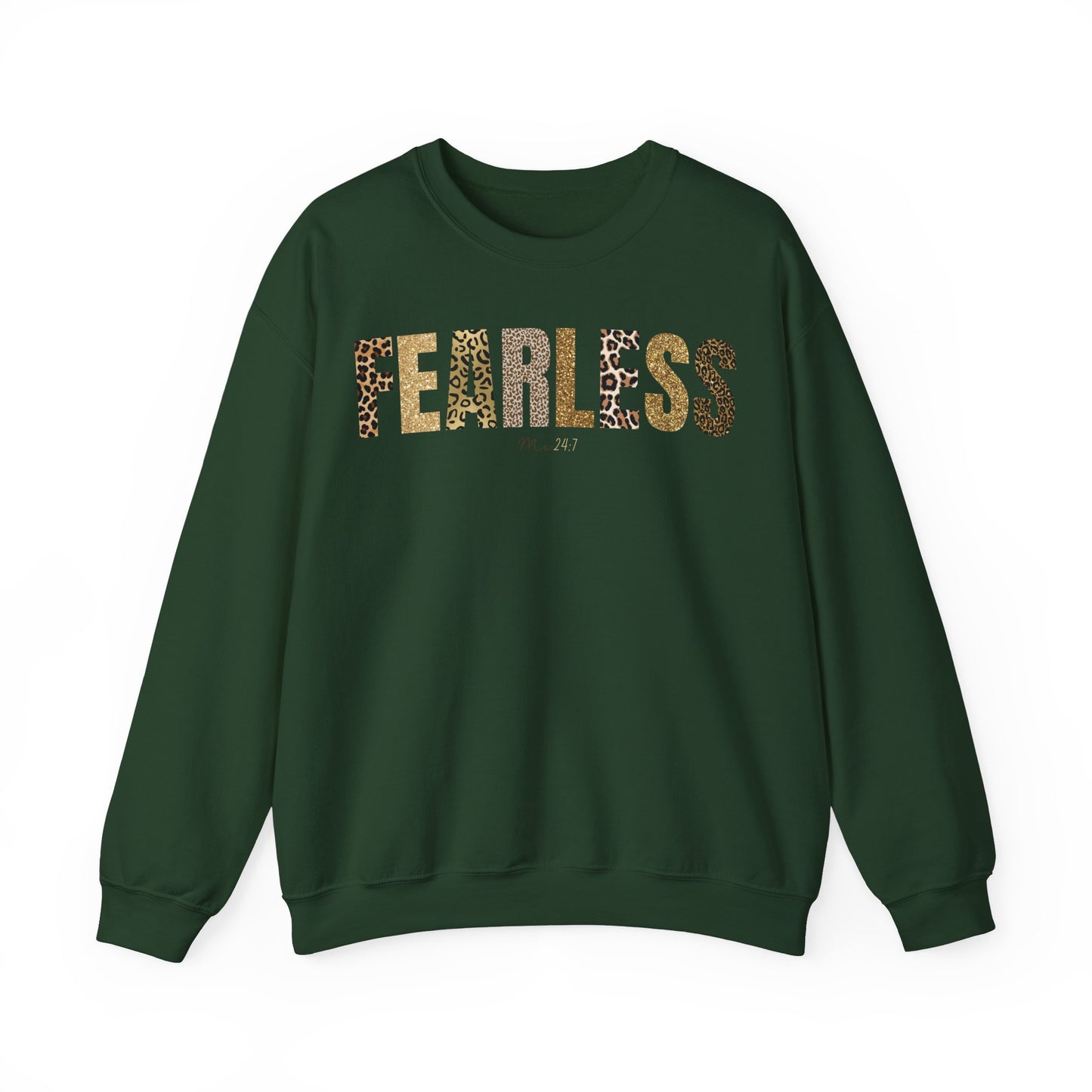 Fearless Me 24:7 Leopard Pattern Sweatshirt