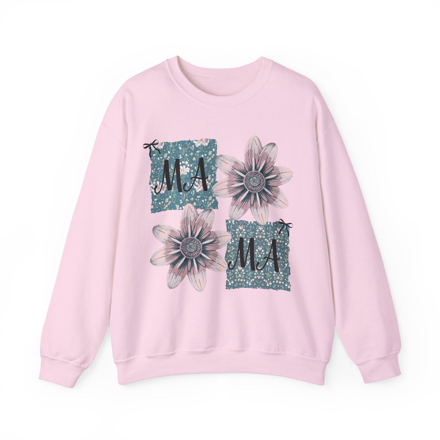 Floral Mama Coquette Bow Sweatshirt