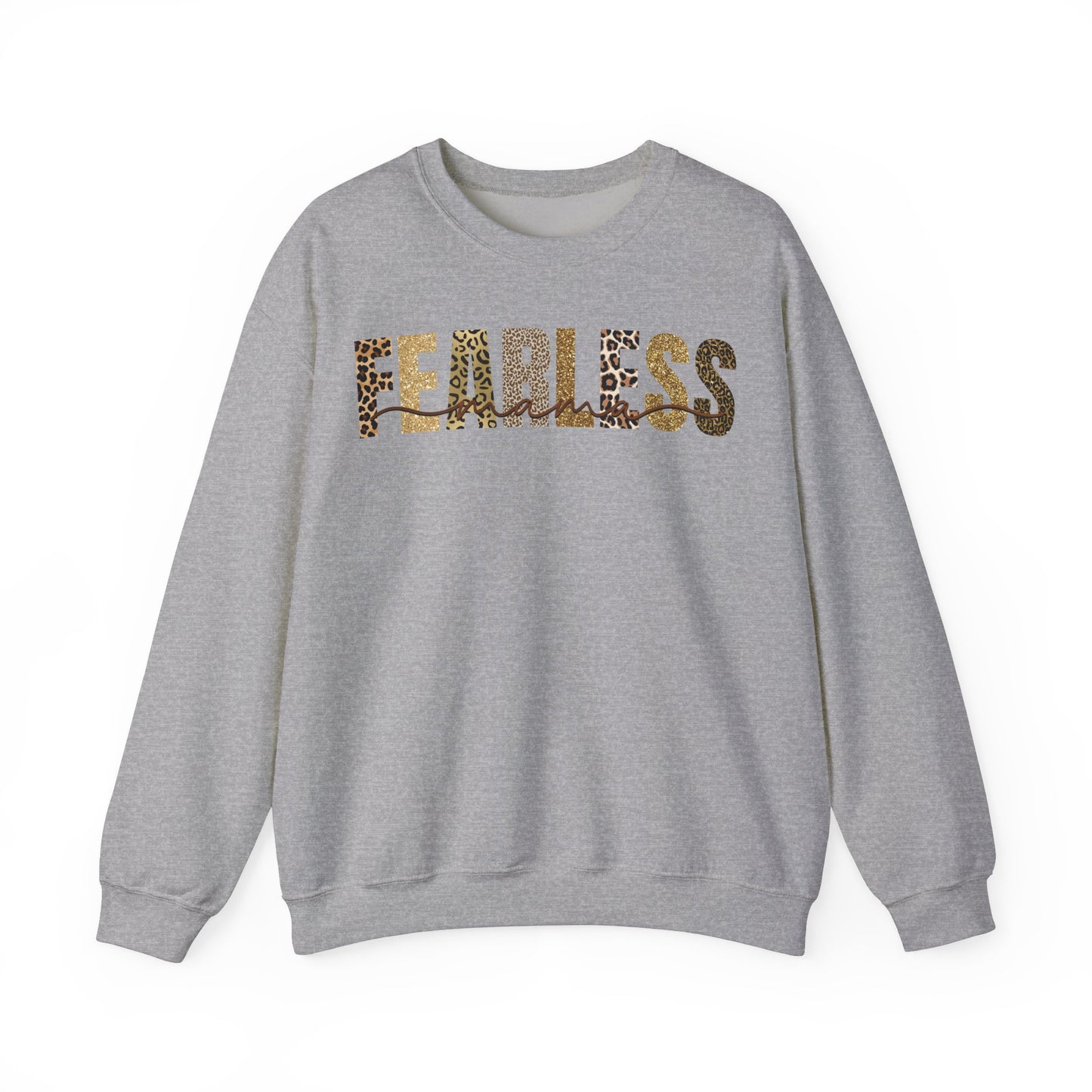 Fearless Mama Leopard Pattern Sweatshirt