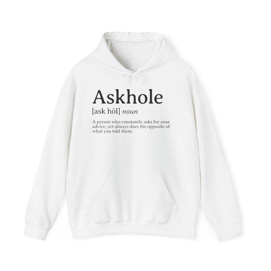 Askhole Definition Hoodie