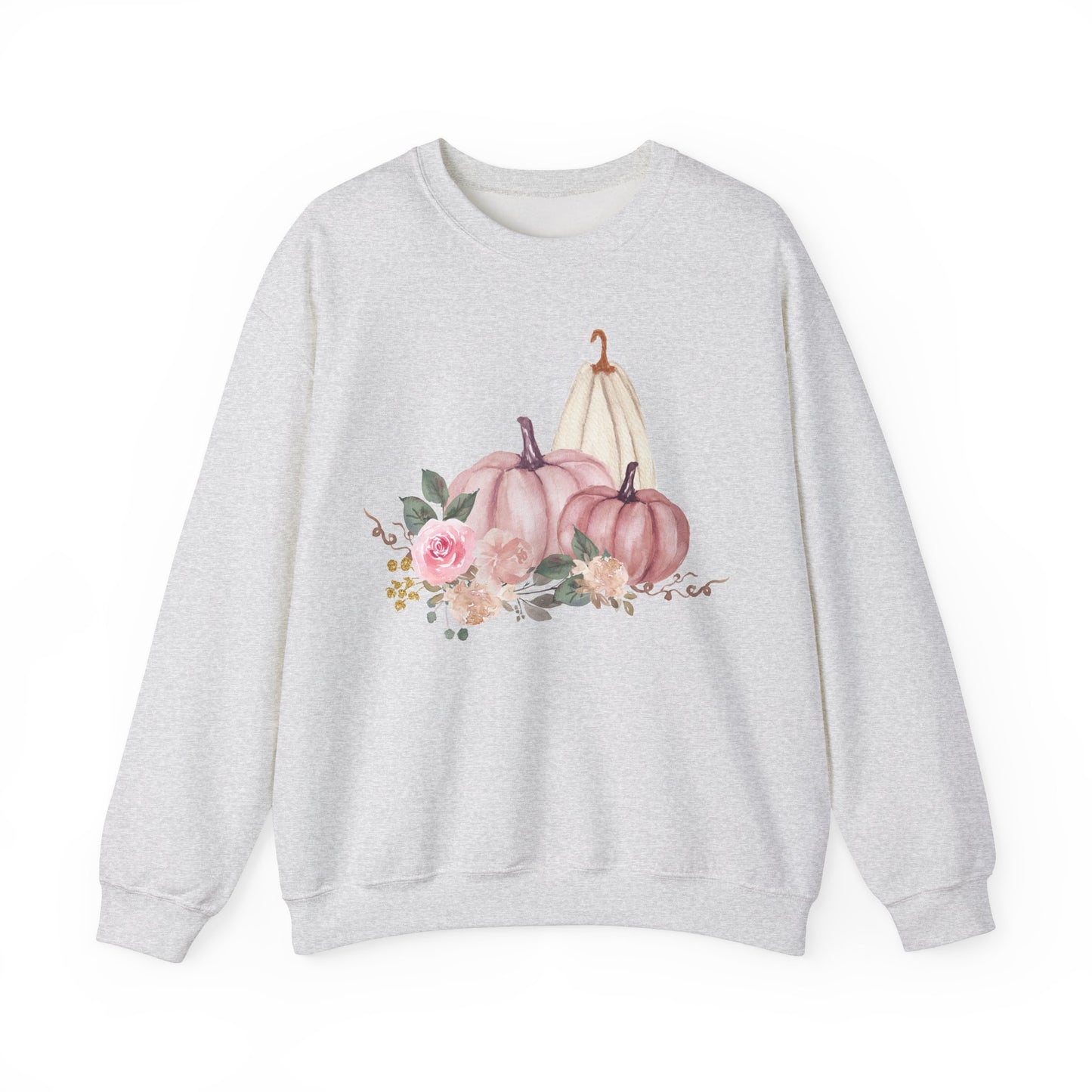 Floral Pumpkin Sweatshirt