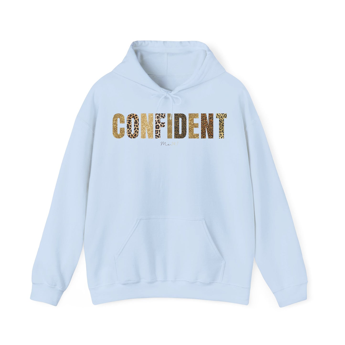 Confident Me 24:7 Leopard Patterns Hoodie