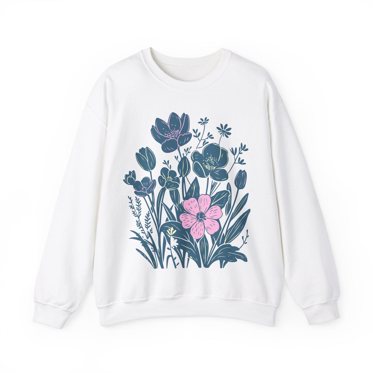 Wildflowers Retro Sweatshirt