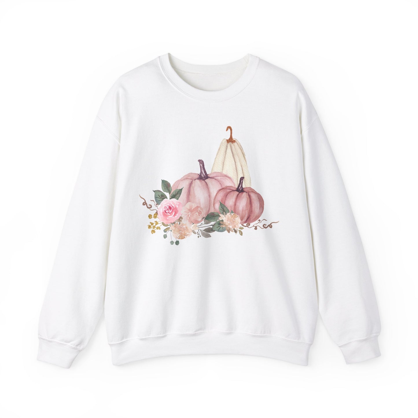 Floral Pumpkin Sweatshirt