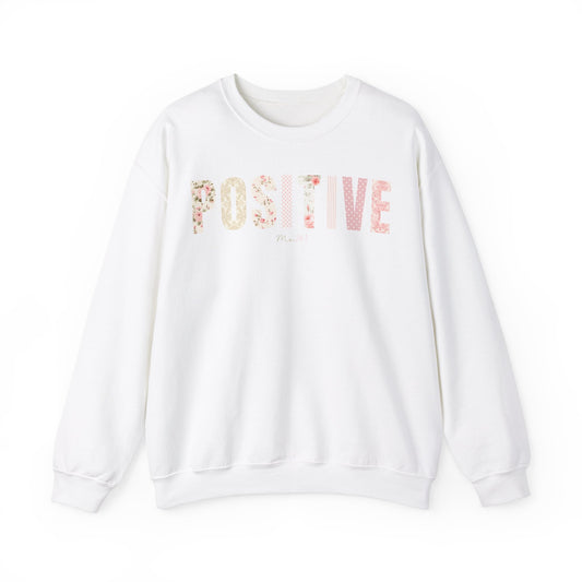 Positive Me 24:7 Pink Floral Patterns Sweatshirt