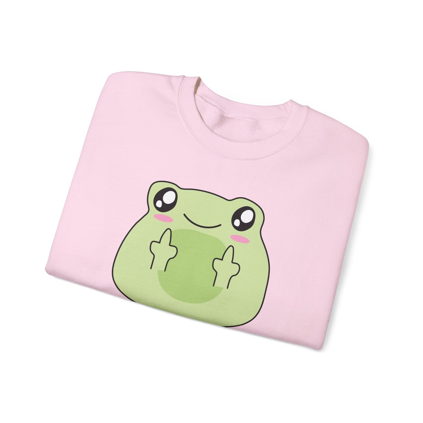 Hate All of You Funny Frog Middle Fingers Sweatshirt