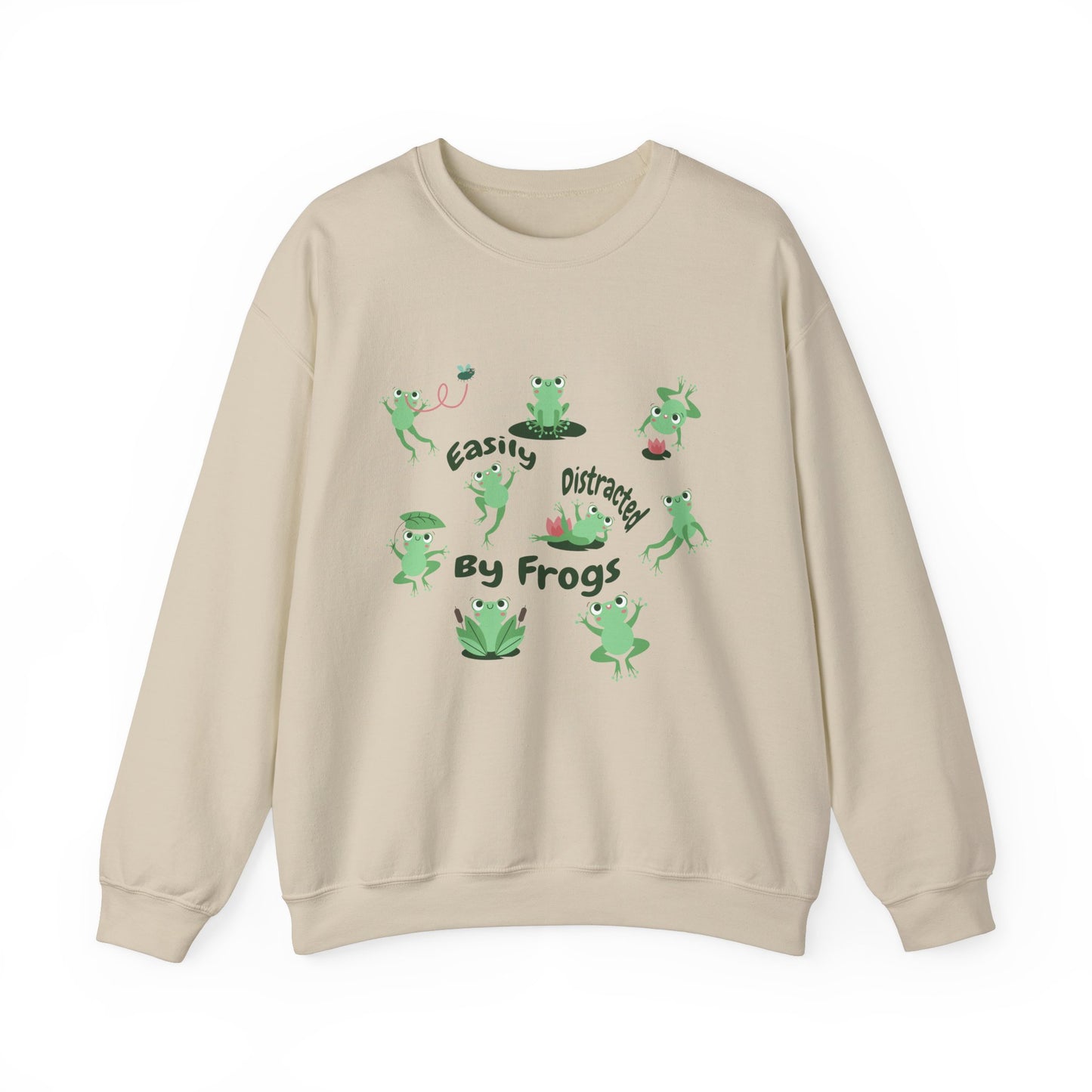 Easily Distracted By Frogs Sweatshirt