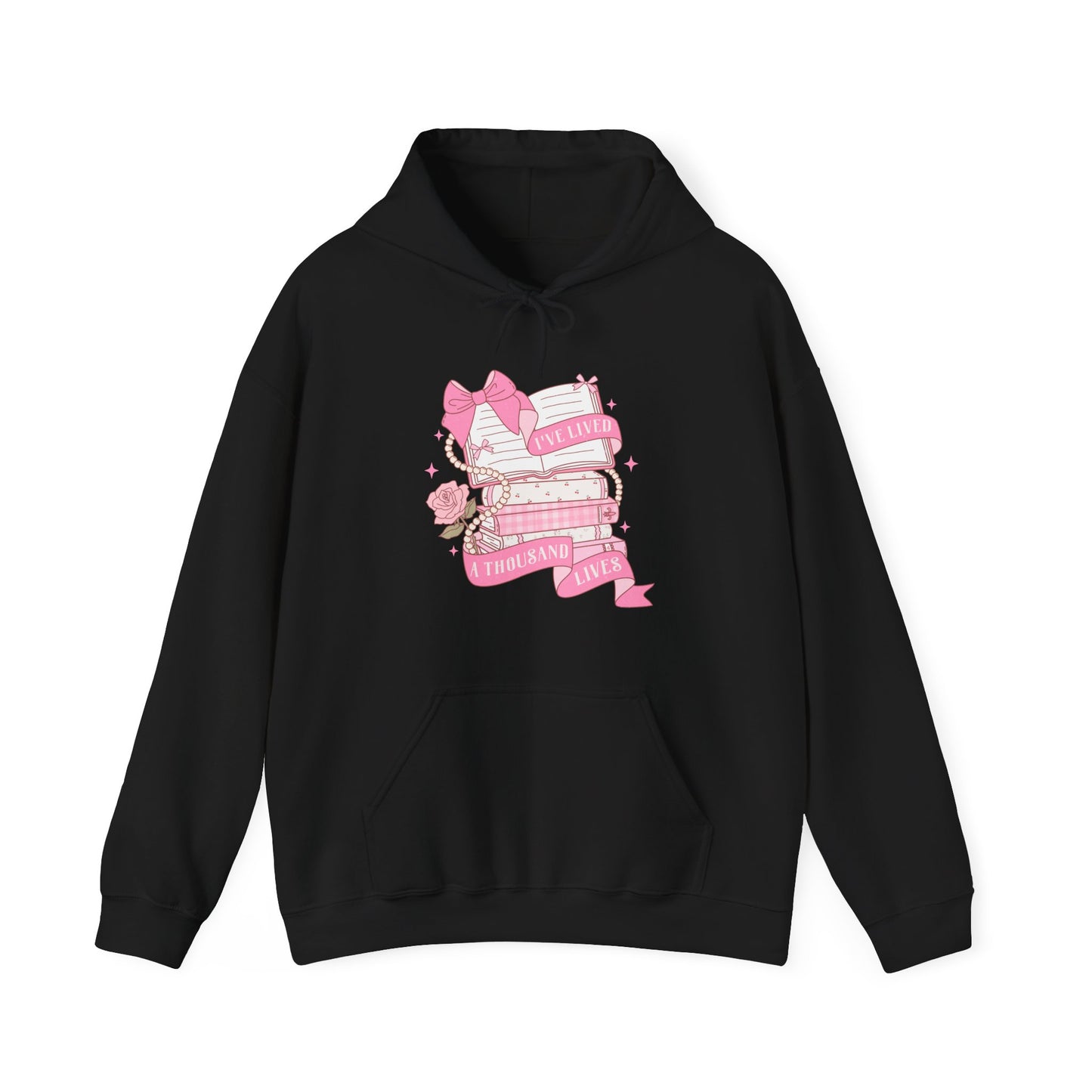 Coquette Book Lover I've Live A Thousand Lives Hoodie