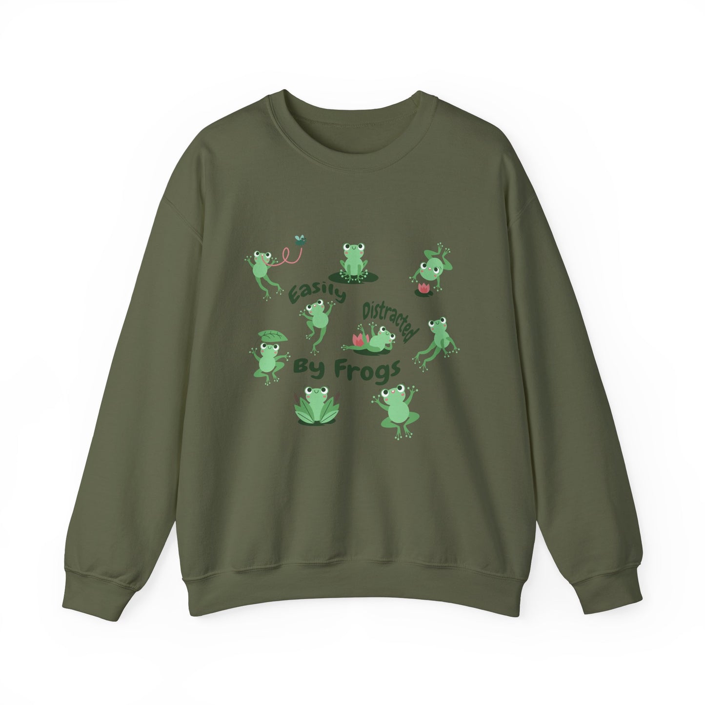 Easily Distracted By Frogs Sweatshirt