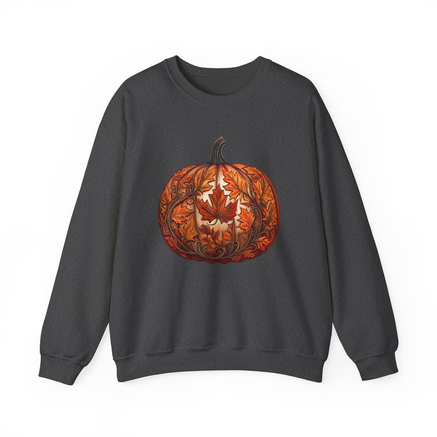 Pumpkin Made of Maple Leaves Sweatshirt