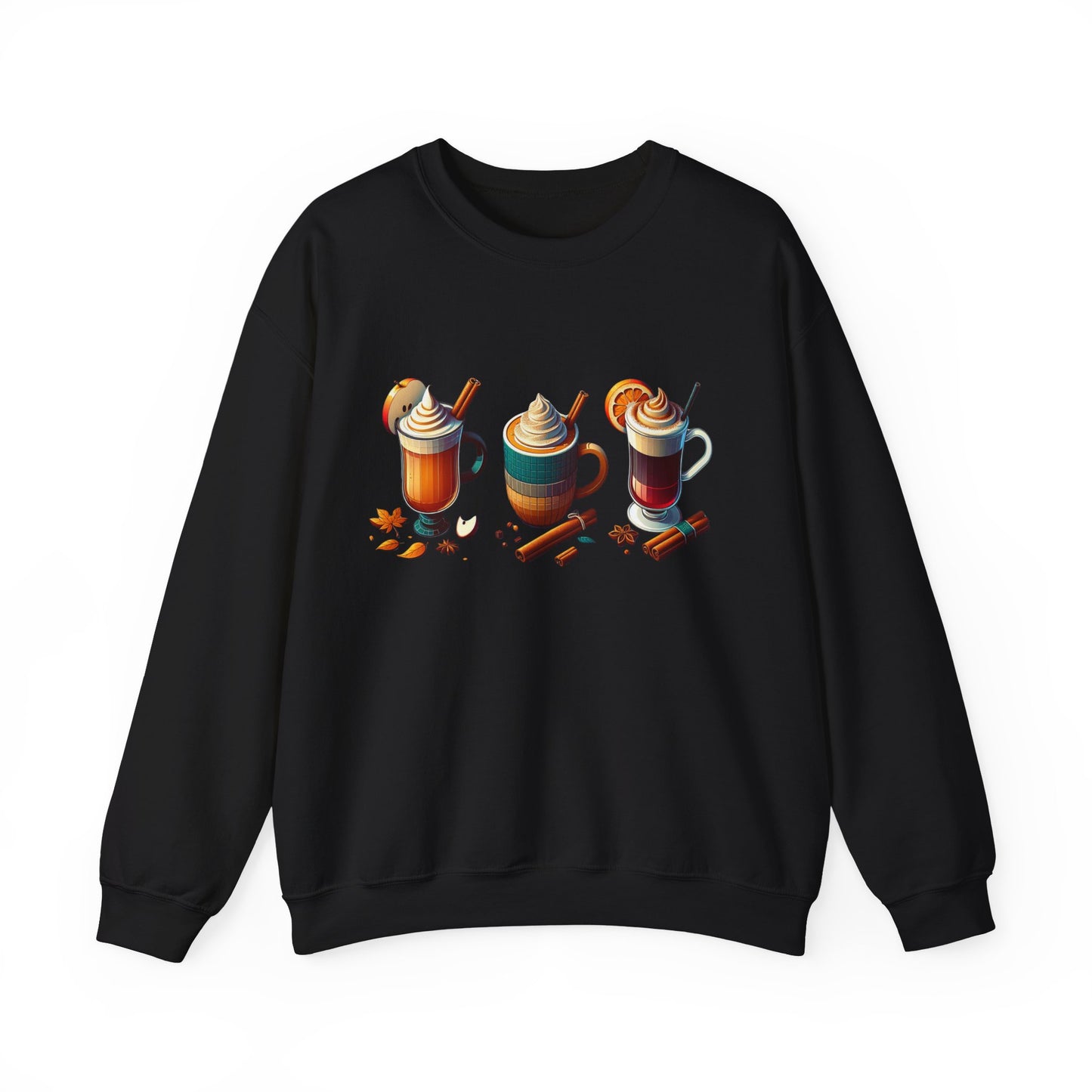 Fall Themed Drinks Graphic Sweatshirt