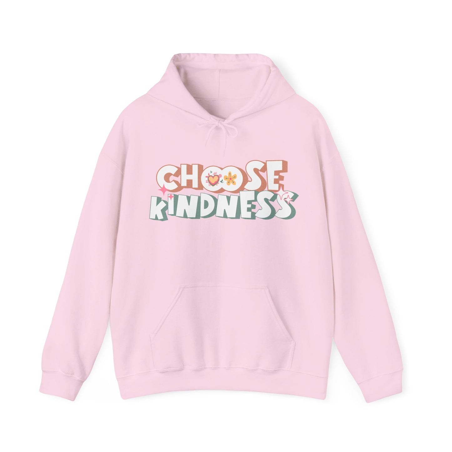 Choose Kindness Groovy and Cute Graphic Hoodie
