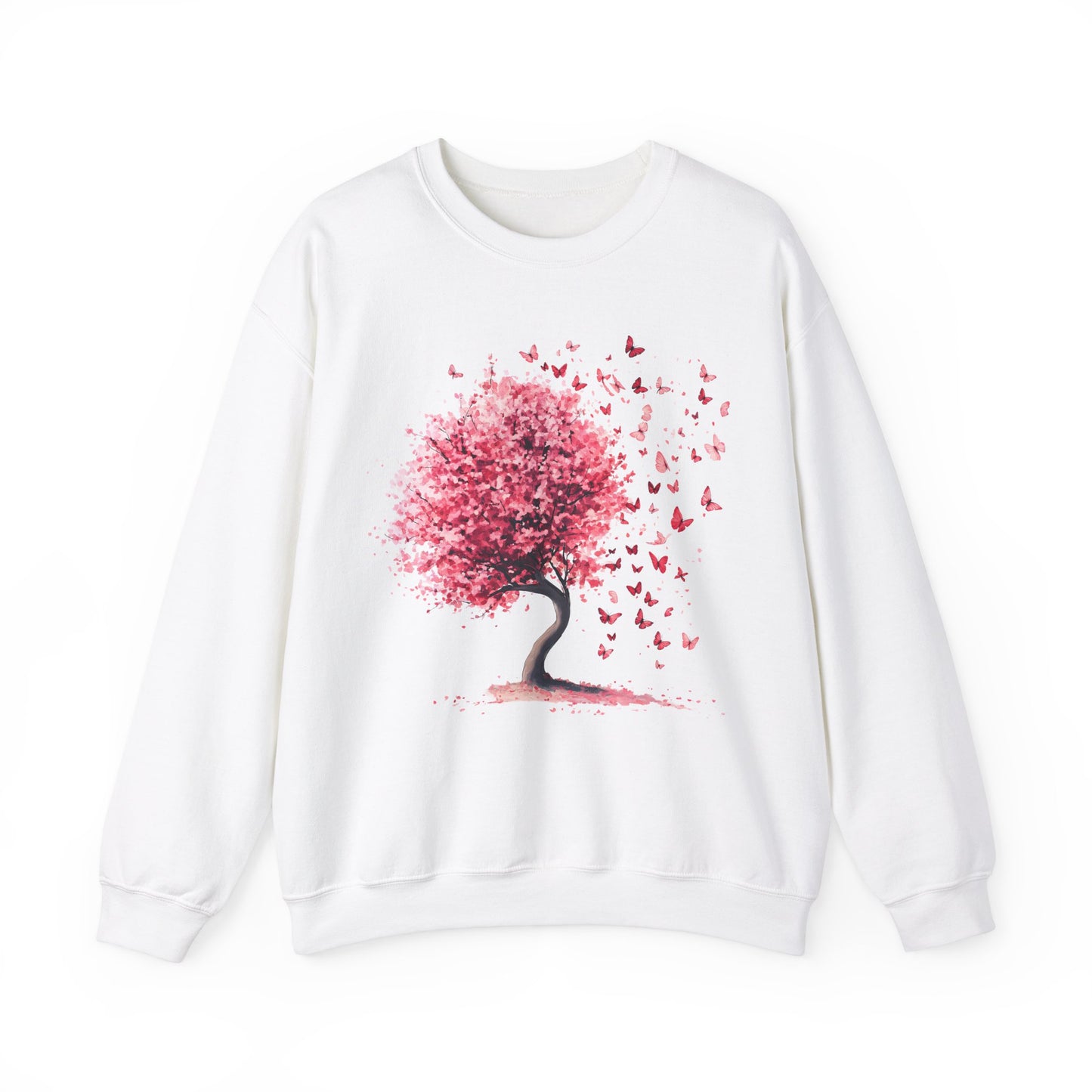 Sakura Tree Butterfly Sweatshirt