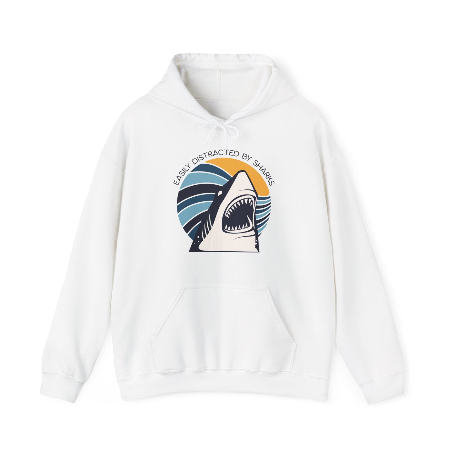 Easily Distracted By Sharks Hoodie