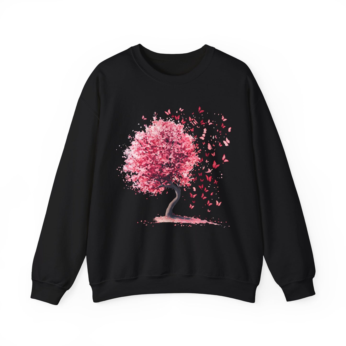 Sakura Tree Butterfly Sweatshirt