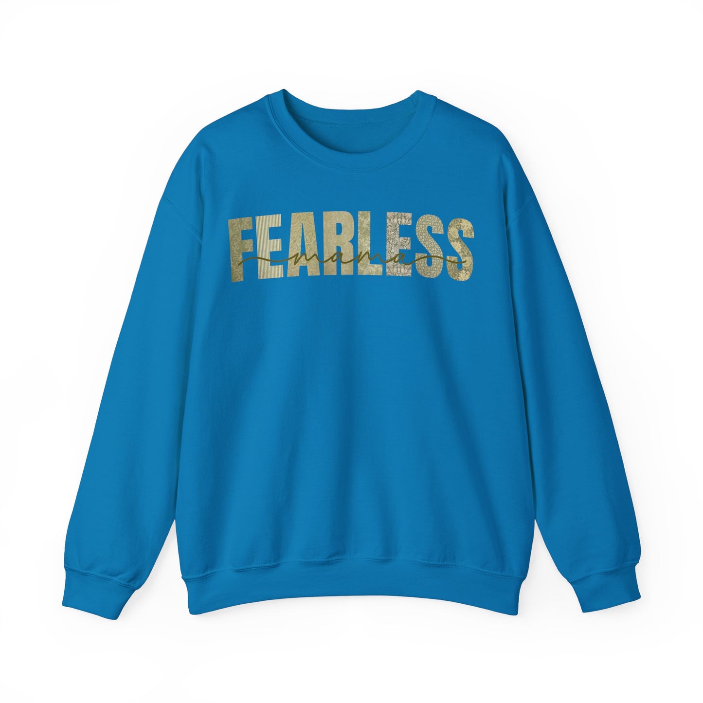 Fearless Mama Green Patterns Sweatshirt