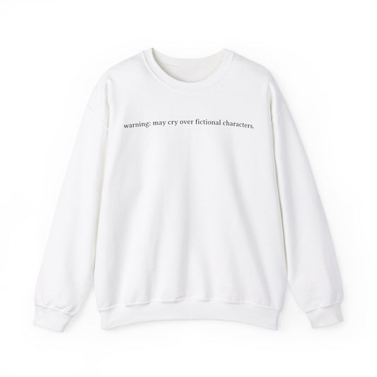 Warning May Cry Over Fictional Characters Sweatshirt