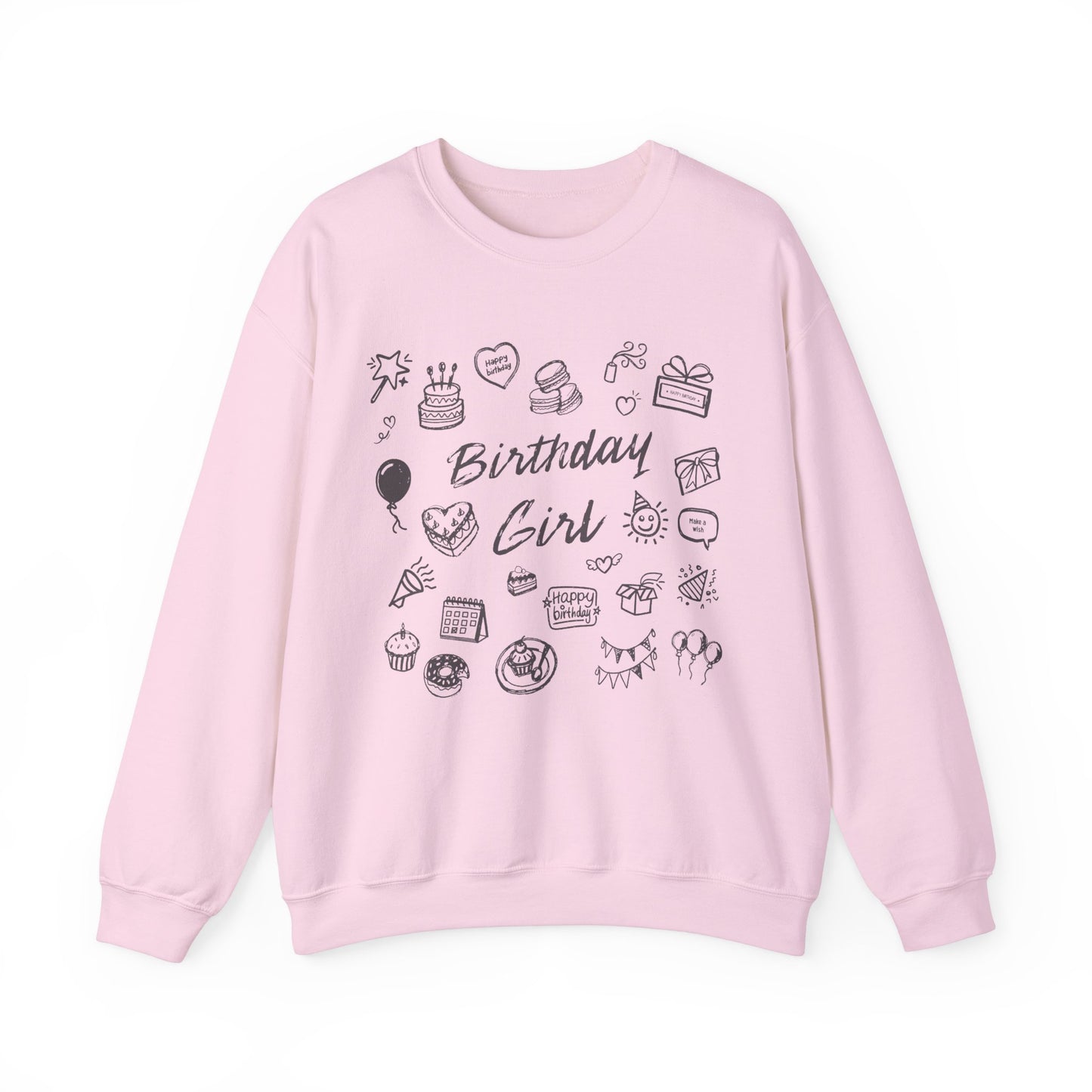 Birthday Girl Doodle Sweatshirt
