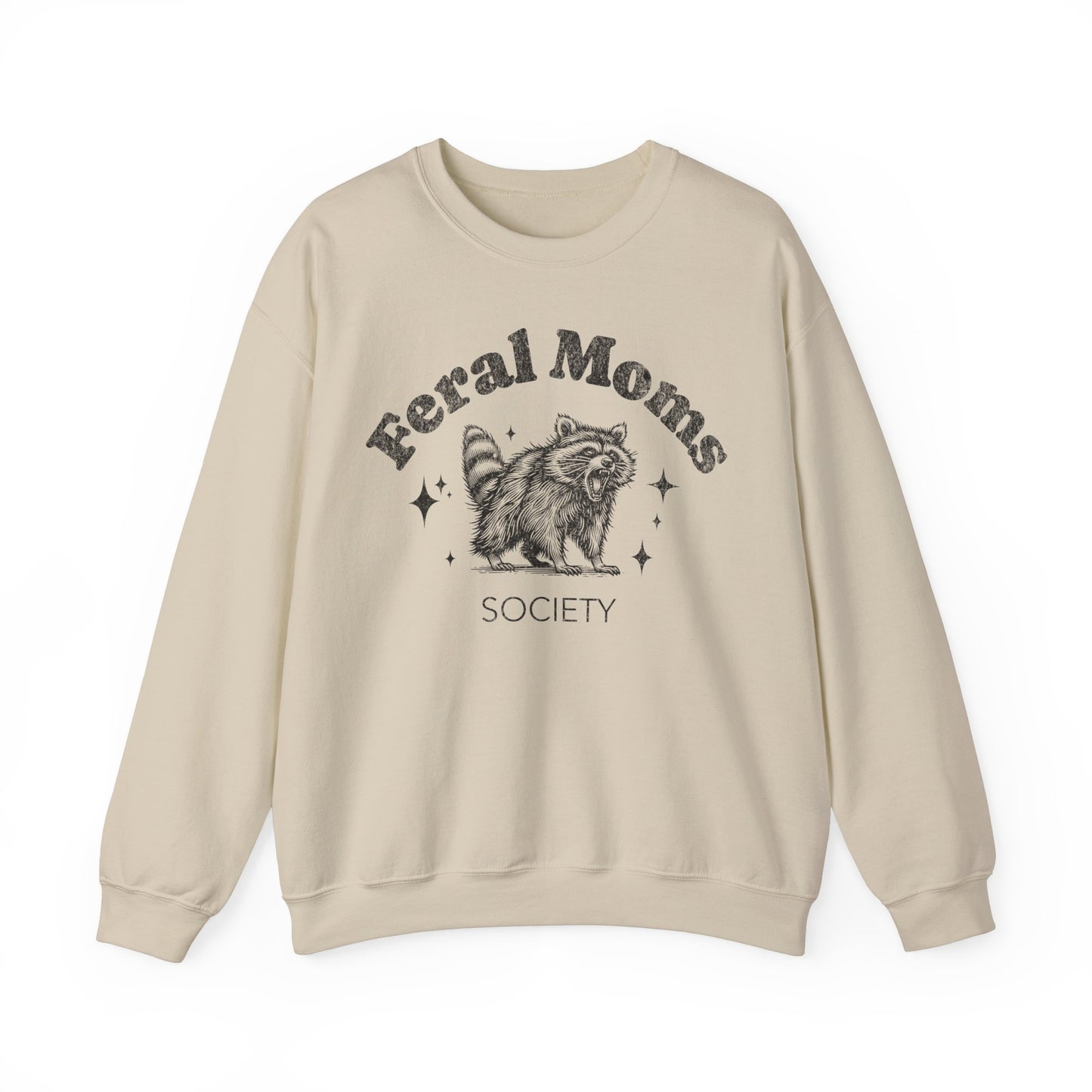 Feral Moms Society Raccoon Sweatshirt