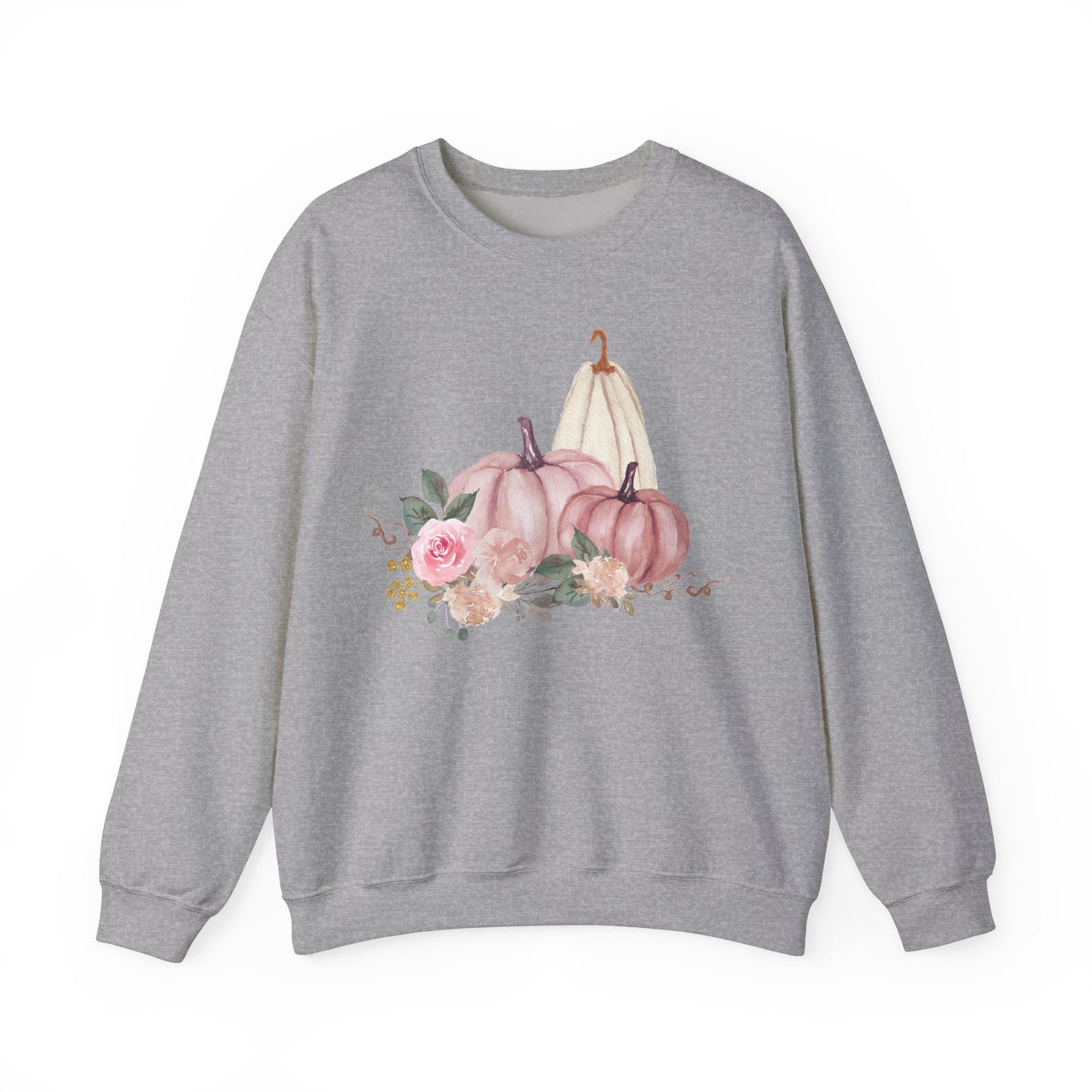 Floral Pumpkin Sweatshirt