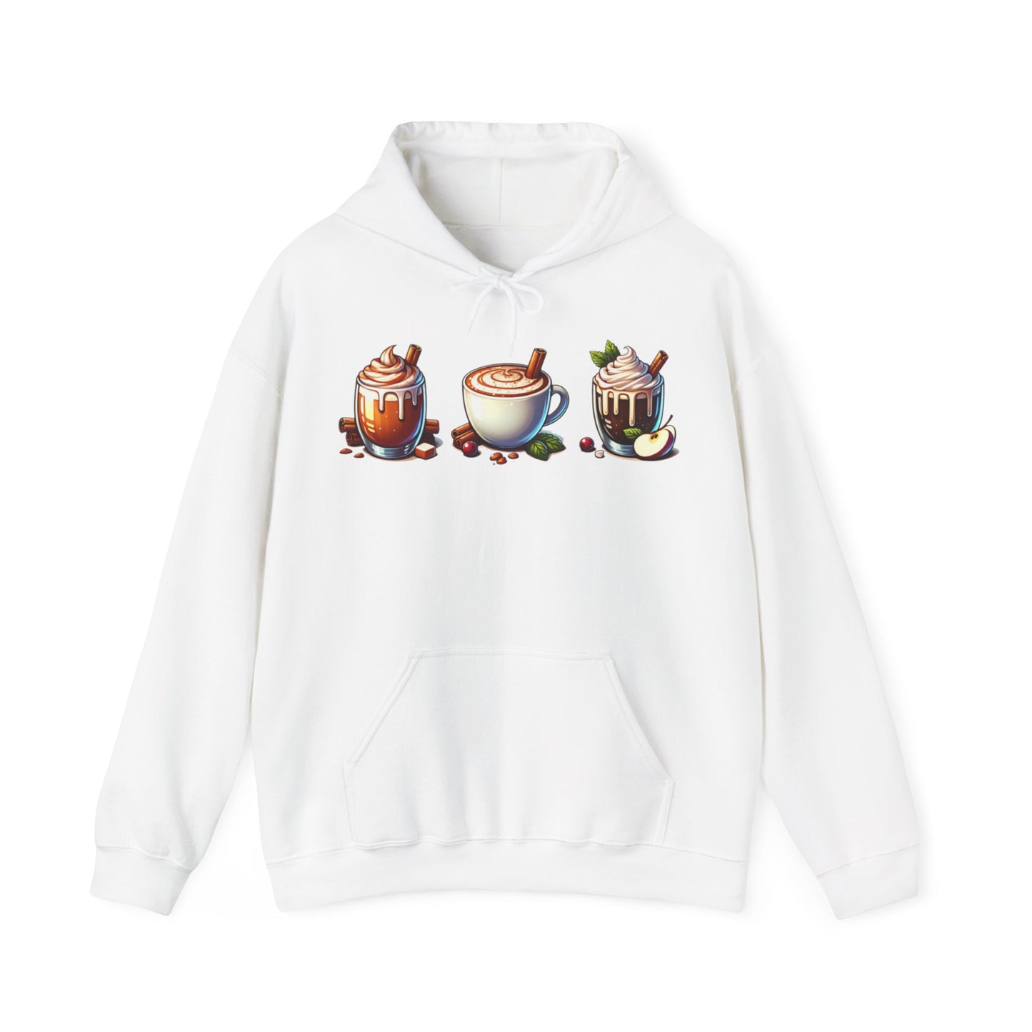 Fall Themed Drinks Graphic Hoodie