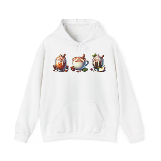 Fall Themed Drinks Graphic Hoodie