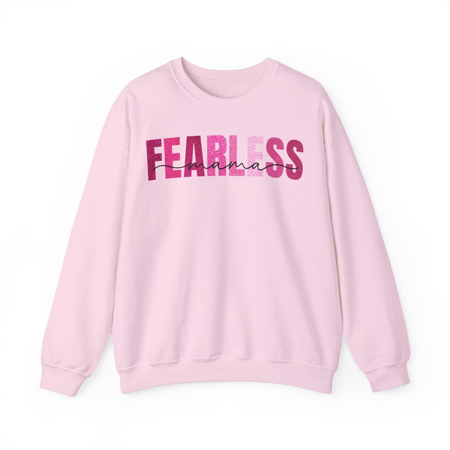 Fearless Mama Glitter Pink Patterns Sweatshirt