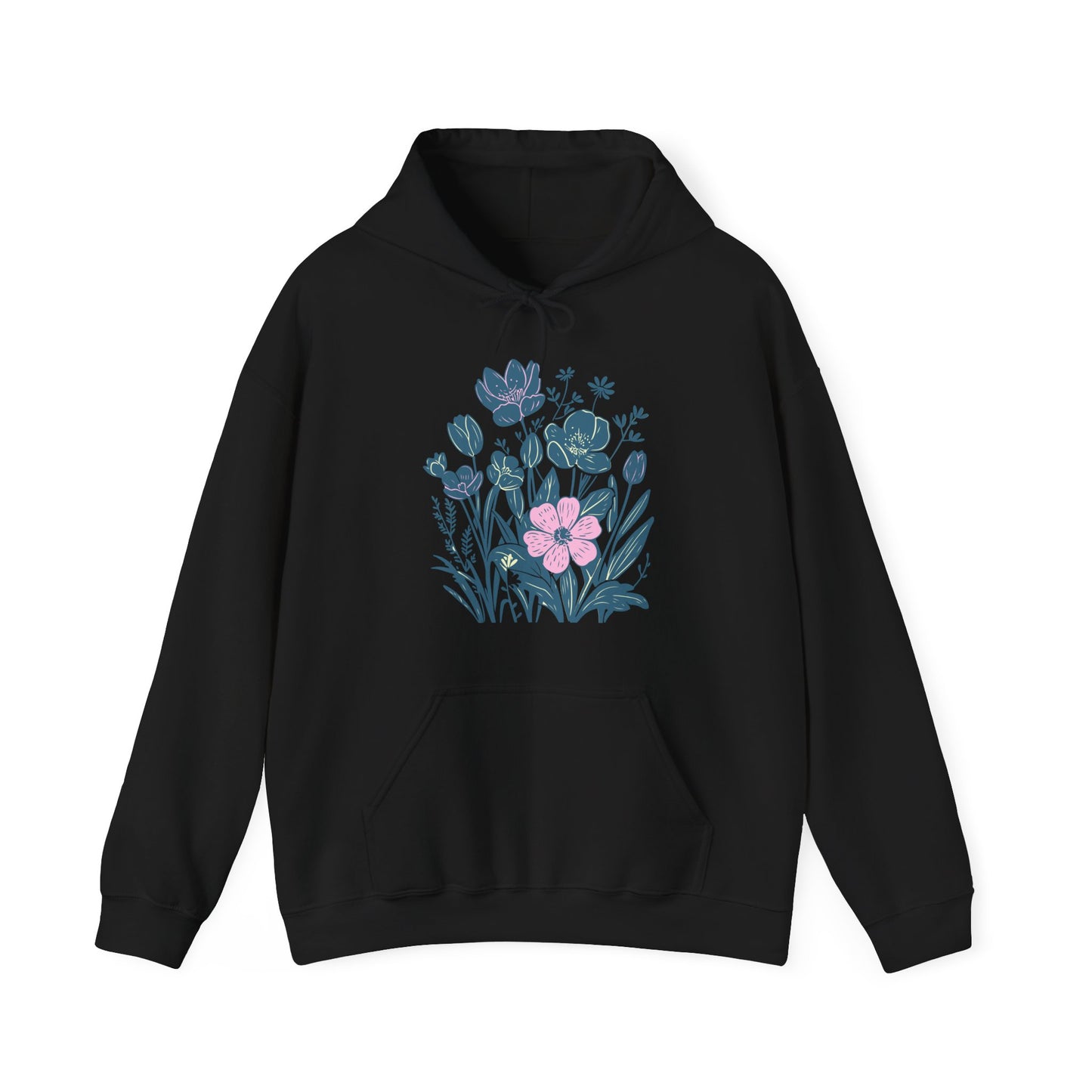 Wildflowers Retro Hoodie