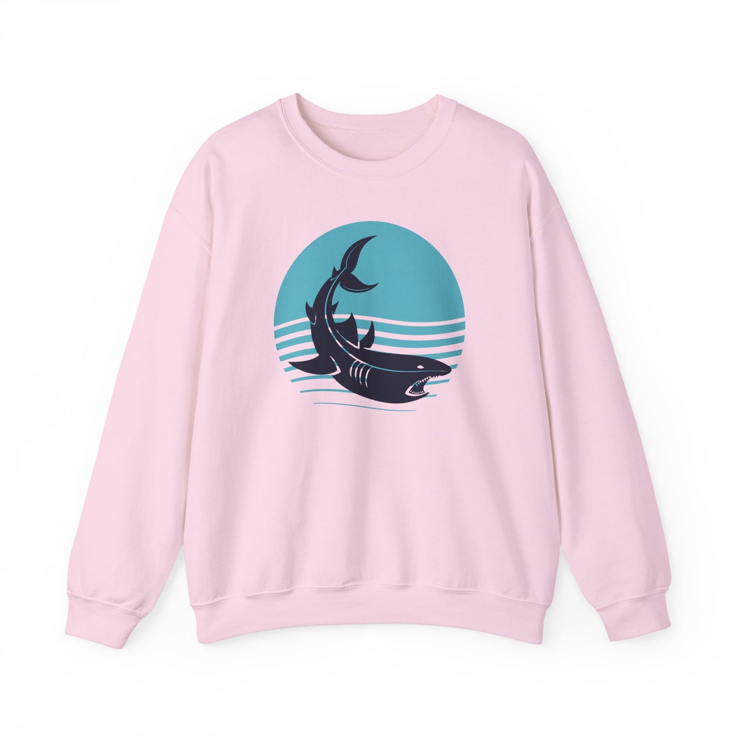 Shark and Waves Graphic Sweatshirt