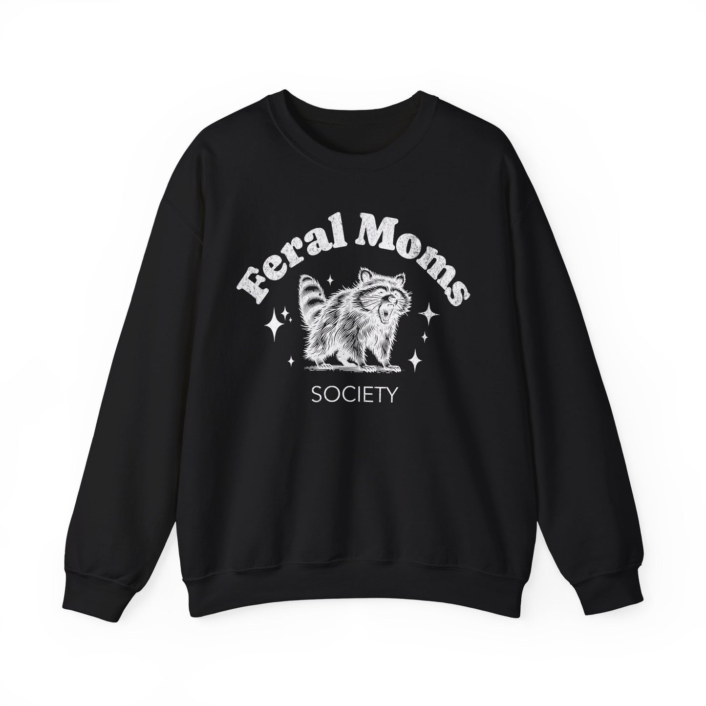 Feral Moms Society Raccoon Sweatshirt