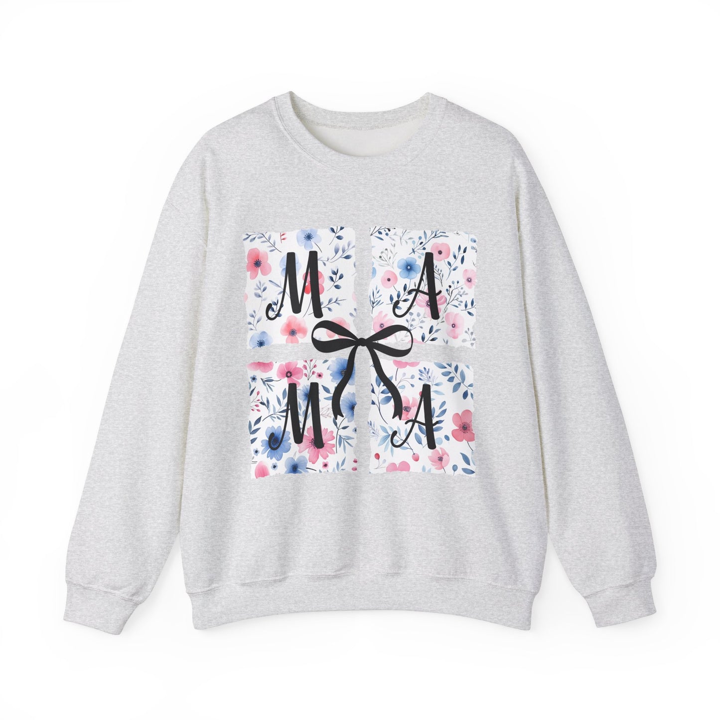 Floral Mama Coquette Bow Sweatshirt