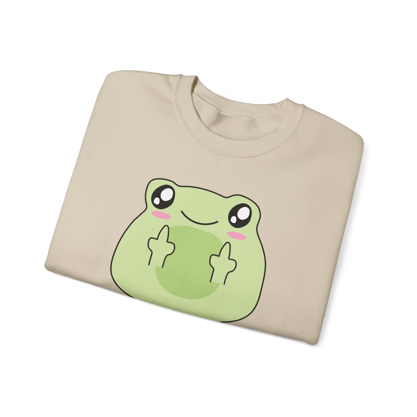 Hate All of You Funny Frog Middle Fingers Sweatshirt