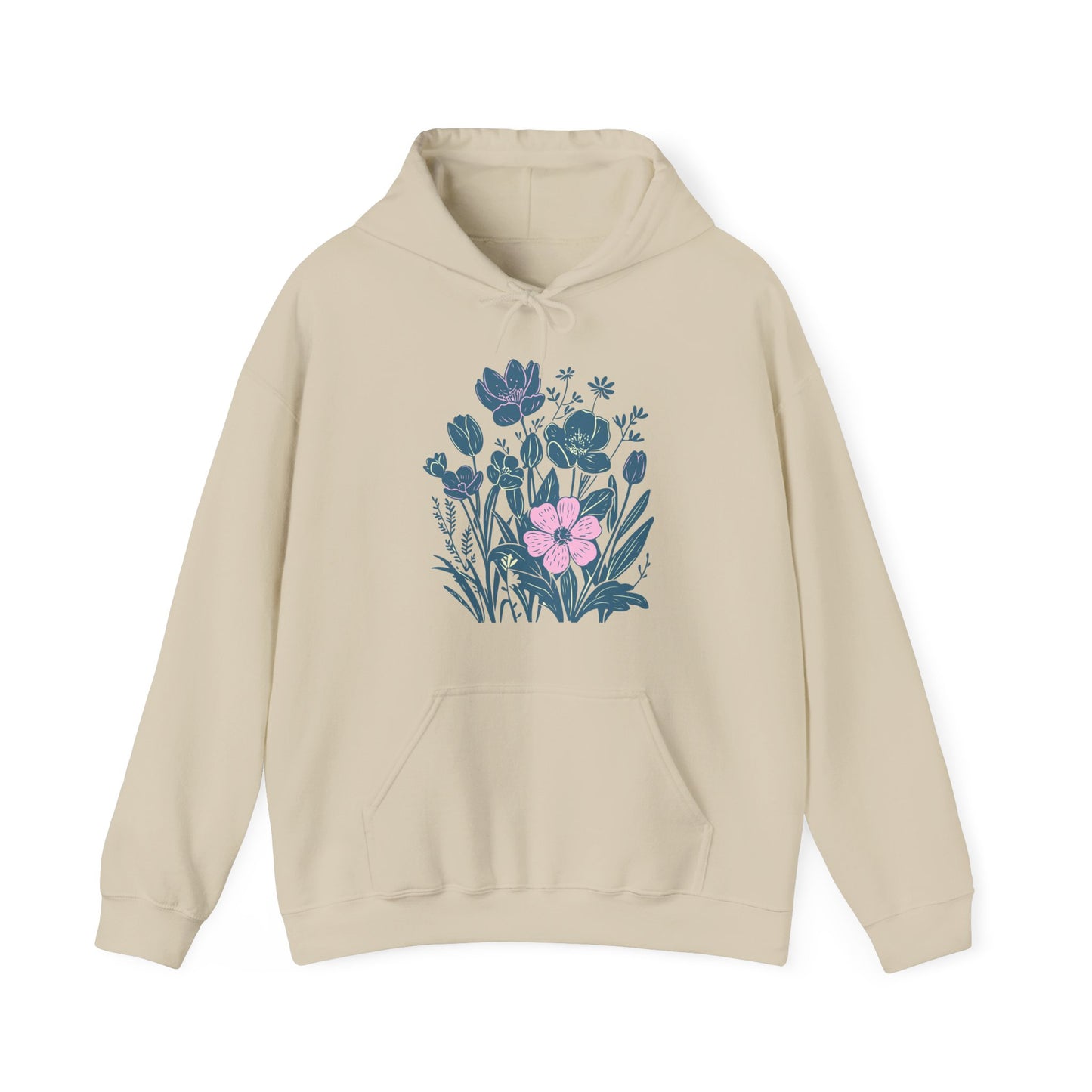 Wildflowers Retro Hoodie