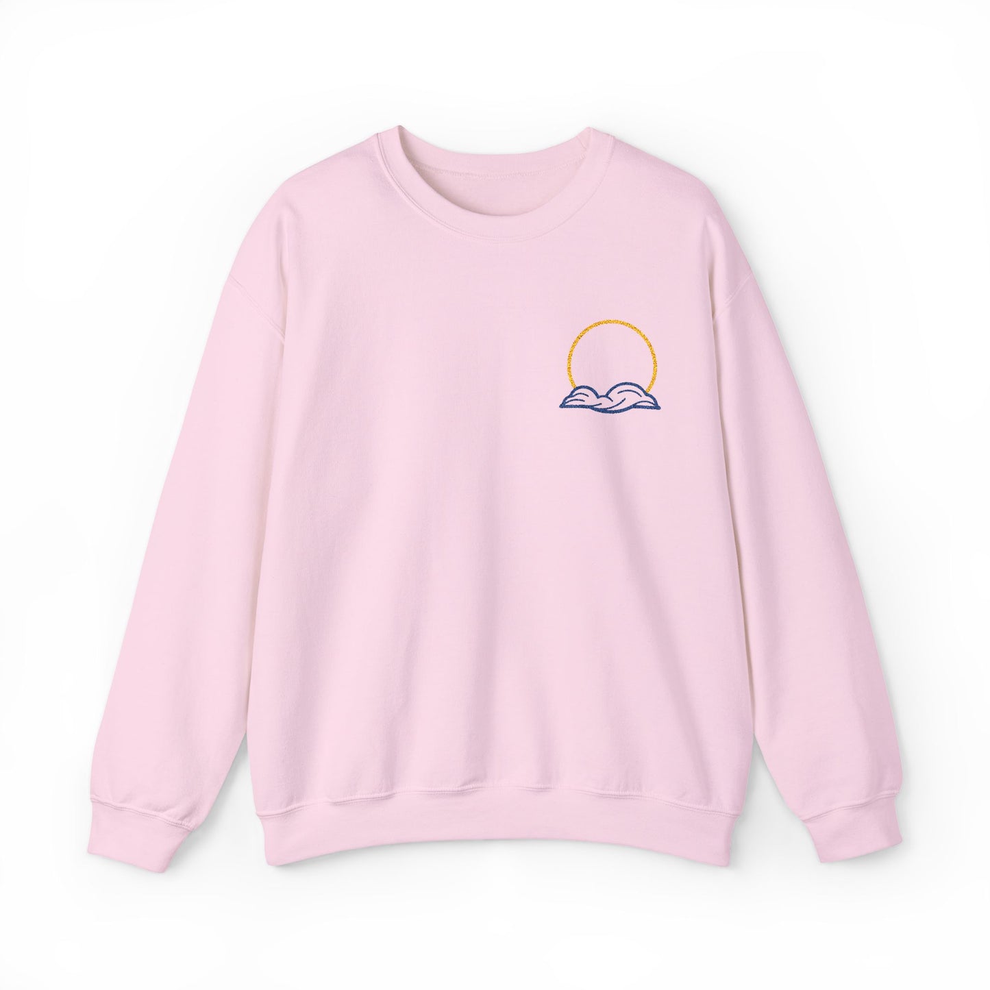 Embroidered Cloud and Sun Sweatshirt